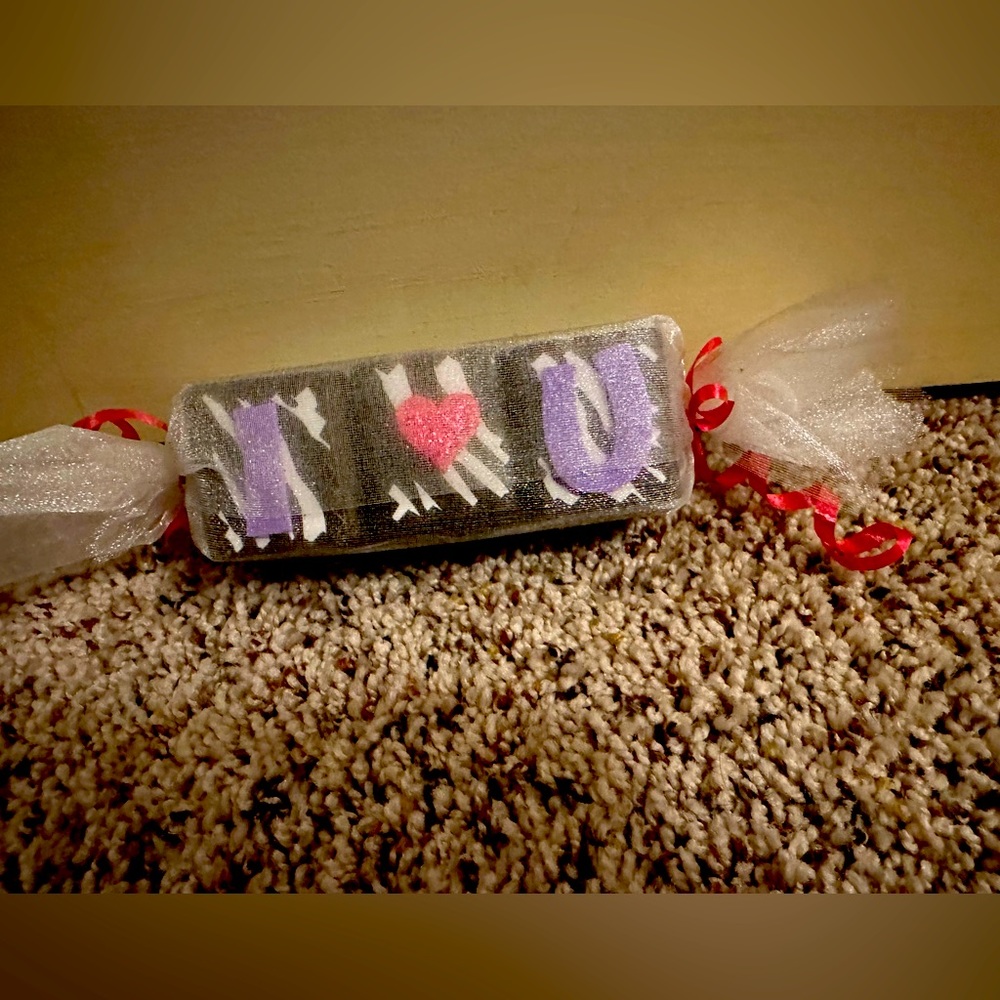 I love you custom blocks